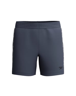 Speedo Mens Hyperboom Splice Stripes Swim Shorts (Grey)