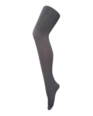 Dames 80 denier ondoorzichtige effen gekleurde panty's - Houtskool