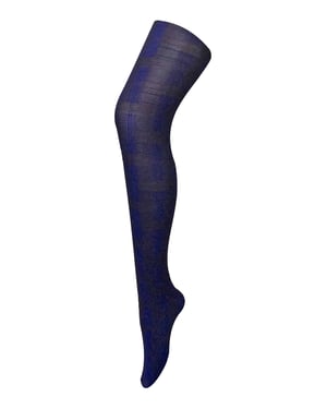 Sock Snob Dames80 denier ondoorzichtig patroon panty's - Skye Blauw