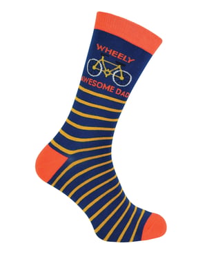 Mr Heron - Mens Dad Socks | Novelty Bamboo Socks | Breathable Soft | Fathers Day Gift for Amazing Dad - Dad Socks (Navy)