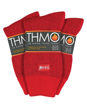 THMO - 3 Pack Multipack Ladies Tjocka Vintervarma Strumpor med Comfort Top