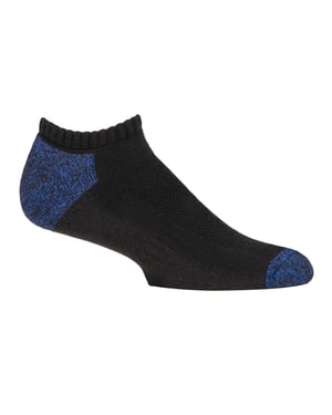 Quarter Indestructible Work Socks | Blueguard | Ankle Work Socks med kraftigt förstärkt häl och tå - Svart