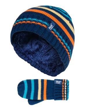Heat Holders Thermische warme muts en wantenset voor kinderen - NSM1P5