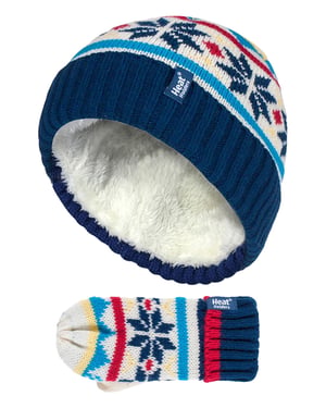Heat Holders Thermische warme muts en wantenset voor kinderen - CNM2P5