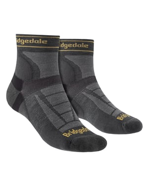 Bridgedale - Ultralätta merino sportstrumpor för löpning för herrar - Gunmetal