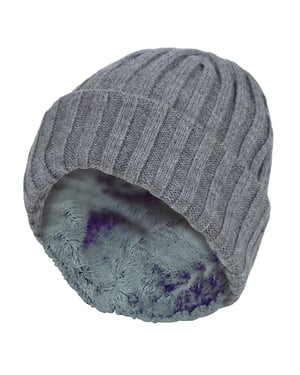 Heat Holders - Pojkar Every Day Casual Wear Ribbad Turnover Vintermössa för barn - Pebble Melange