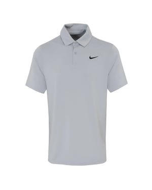 Nike Mens Good Dri-FIT Polo Shirt (Wolf Grey/White)