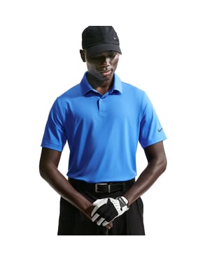 Nike Mens Velocity Polo Shirt (Blue/Black)