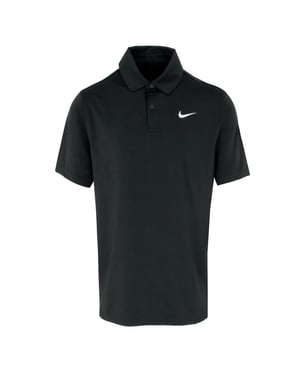 Nike Mens Good Dri-FIT Polo Shirt (Black/White)