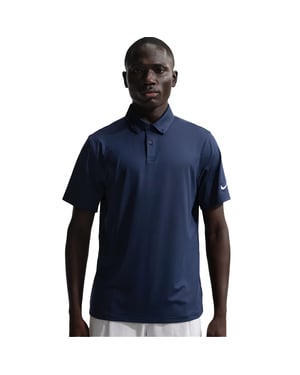 Nike Mens Velocity Polo Shirt (College Navy/White)