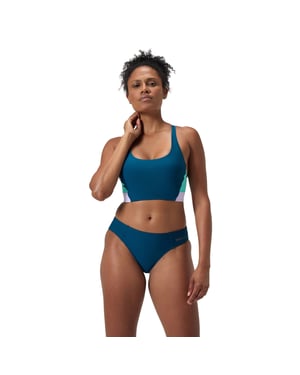 Speedo Womens/Ladies Classic Bikini Bottoms (Dark Teal)