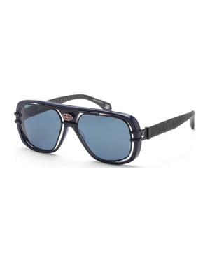 Bugatti 07 DK 56 BLU BK Sunglasses
