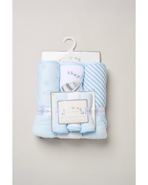 3 Pack Sailboat Hooded Towels