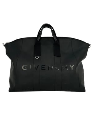 Givenchy Antigona sporttas in zwart gecoat canvas