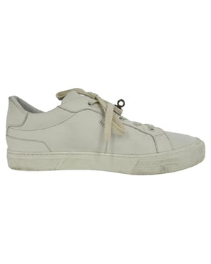 Hermès Day Low-Top Sneakers in White Calf Leather