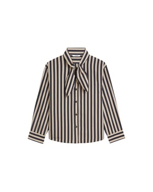 Summum Blouse two tone stripe blouses 2s3523-12490