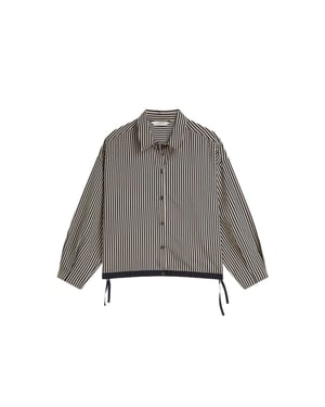 Summum Blouse boxy two tone stripe small blouses 2s3548-12491