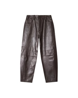 Alter ego Fenne leren broeken w824