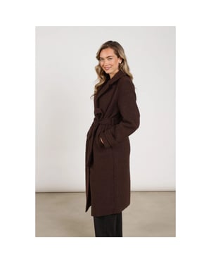 Nukus Nkf12012 334 mace coat boucle chocolate