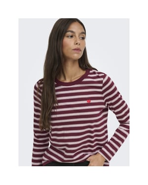 Jacqueline de Yong Pisa gestreepte longsleeve top