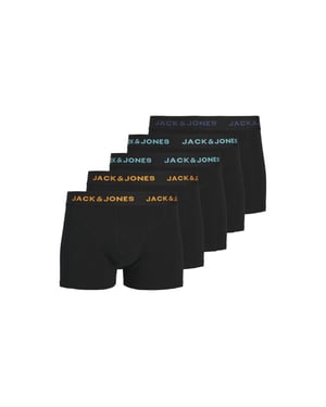 Jack & Jones Heren boxershorts trunks jaclad 5-pack effen