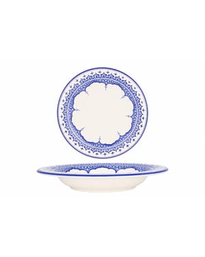 Bonna Pastabord kadim porselein 23 cm (330cc) set van 2