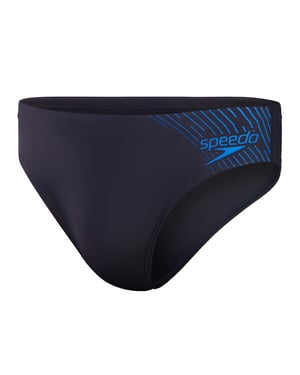 Speedo Mens Medley Logo Swim Briefs (Navy)