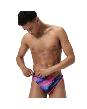 Speedo Mens Digital Print Eco Endurance+ Swim Briefs (Pink)