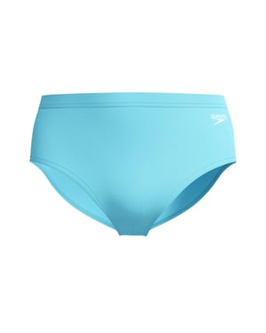 Speedo Mens Solid Swim Briefs (Blue)