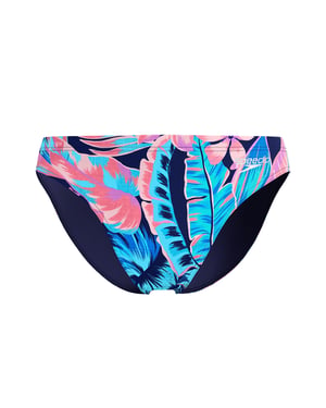 Speedo Mens Beachstar Tropical Leaves Swim Briefs (Peacoat)