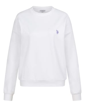 U.S. Polo Assn. dames sweatshirt van katoen met stretch