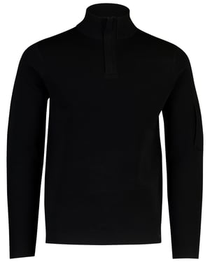 Trui Genti zwart normale fit