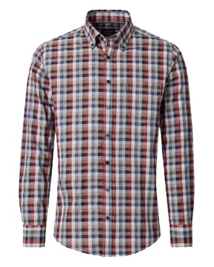 Overhemd Casa Moda Casual Fit rood