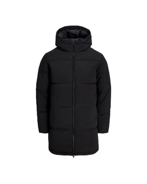 Jack & Jones Jas winter Surface Long Puffer Zwart