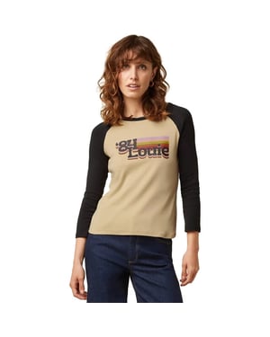 King Louie Raglan tee logo