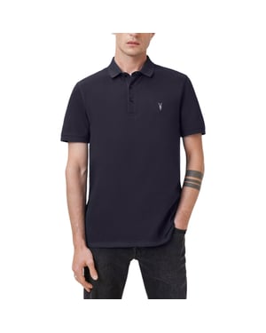 AllSaints Mens Reform Ink Navy Polo Shirt