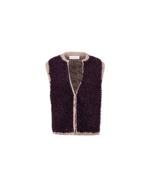Nukus lana nkf08031 396 cherry/taupe