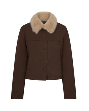 Red Button Jacket & fur color