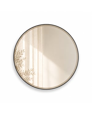 Indore Home ronde wandspiegel – spiegel met facet rand – 60 cm