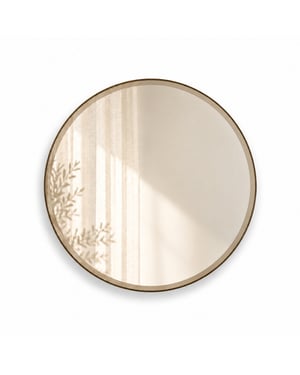Indore Home ronde wandspiegel – spiegel met facet rand – 60 cm