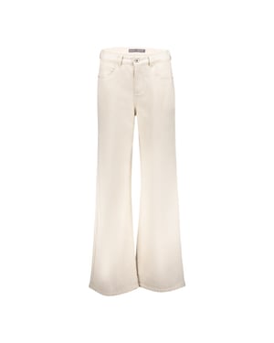 Geisha Wide leg jeans 61502-10 ecru raw