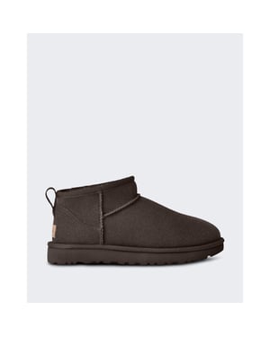 UGG Australia Dames classic ultra mini korte laars chocolade