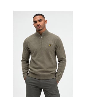 Lyle and Scott Kn2330v y356 half zip heren trui