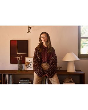Nukus Nkf02104 333 alexandra blouse cherry