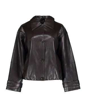 Geisha 65562-19 785 jacket pu dark brown