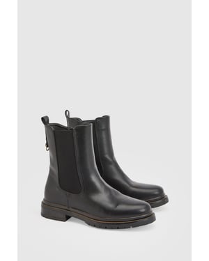 Poppy Faux Leather Ankle Boots
