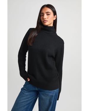Knitted Roll Neck Jumper