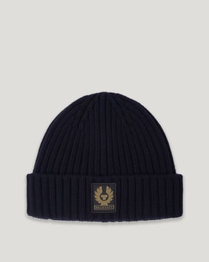 Logo Detail Hat in Navy