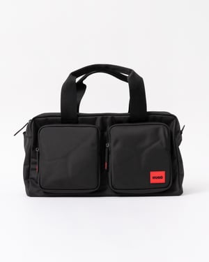 Logo Detail Holdall in Black