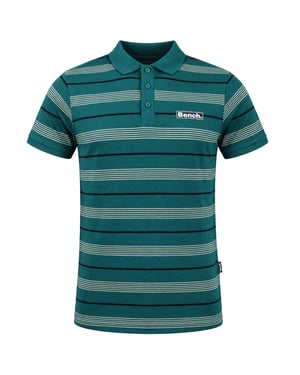 Bench Trovam Mens Dark Green Polo Shirt